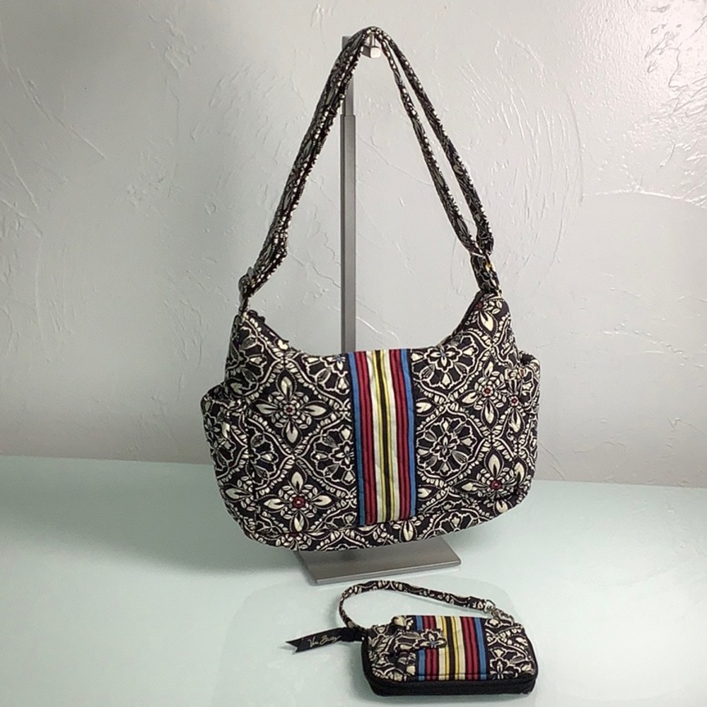 Vera Bradley Barcelona Olivia crossbody / shoulder bag with matching wallet